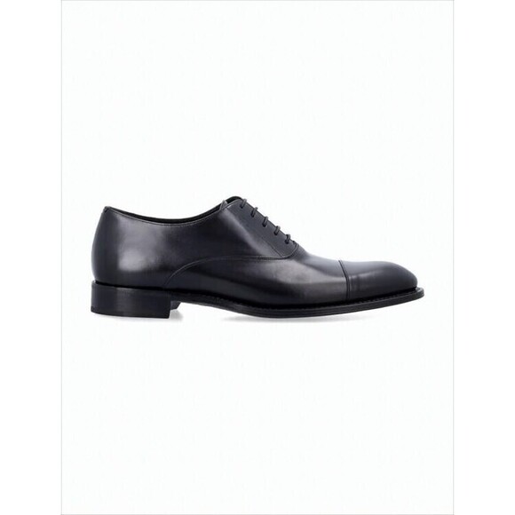 Saint Laurent Refined Black Calfskin Oxford Shoes - NWT